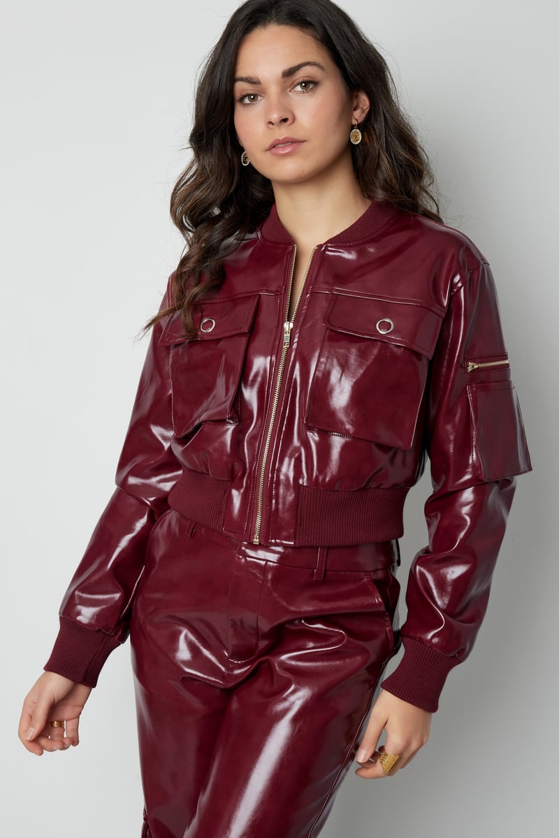 PU biker jacket - SevanaMode