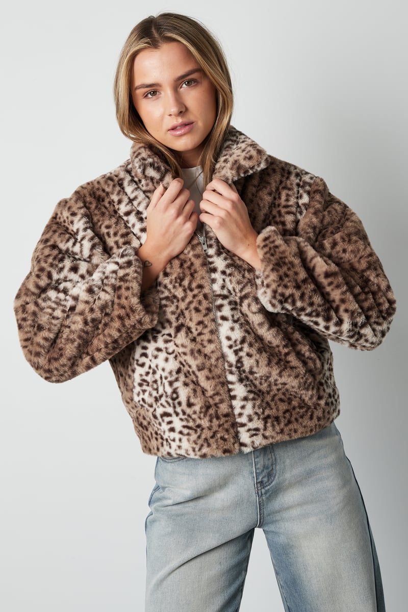 Leopard print jacket - SevanaMode
