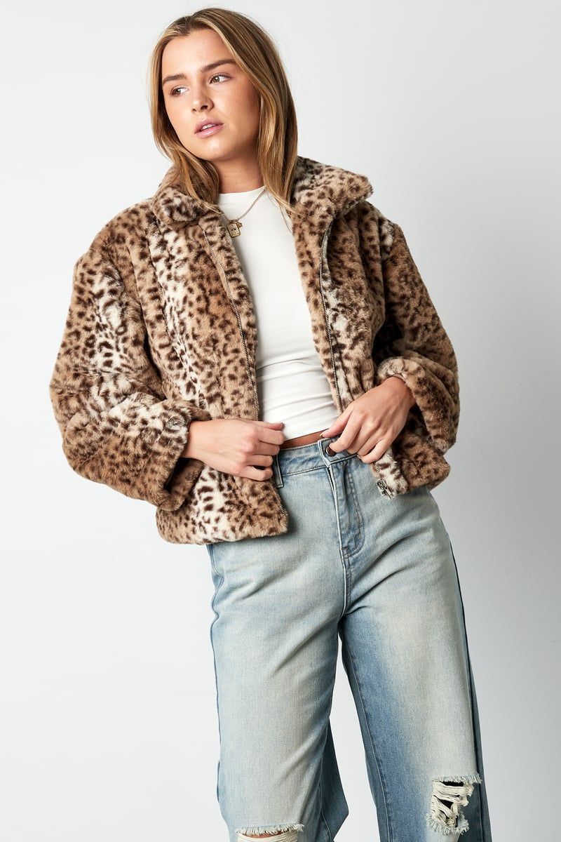 Leopard print jacket - SevanaMode
