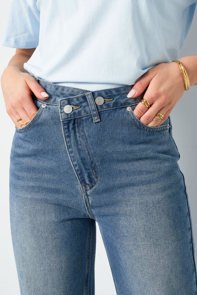 Denim jeans zip up - SevanaMode