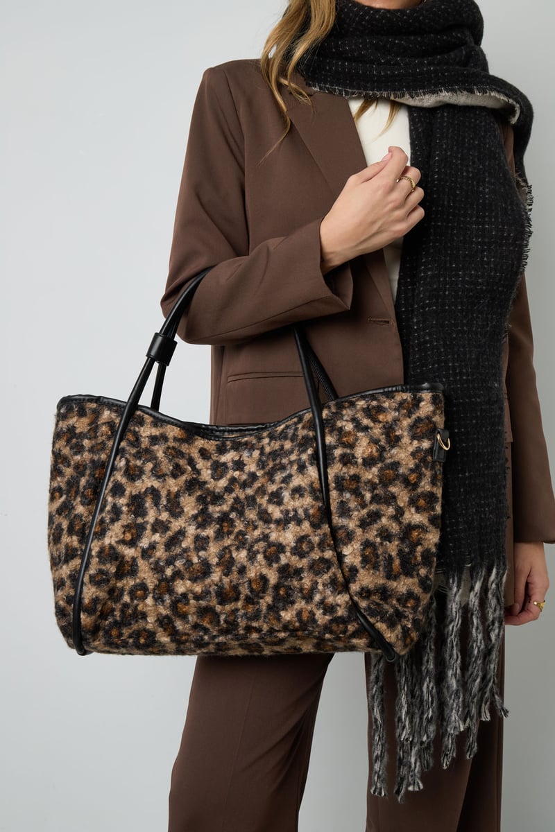 Tote Bags Leopard Print Casual Cotton Daily Accessories - SevanaMode