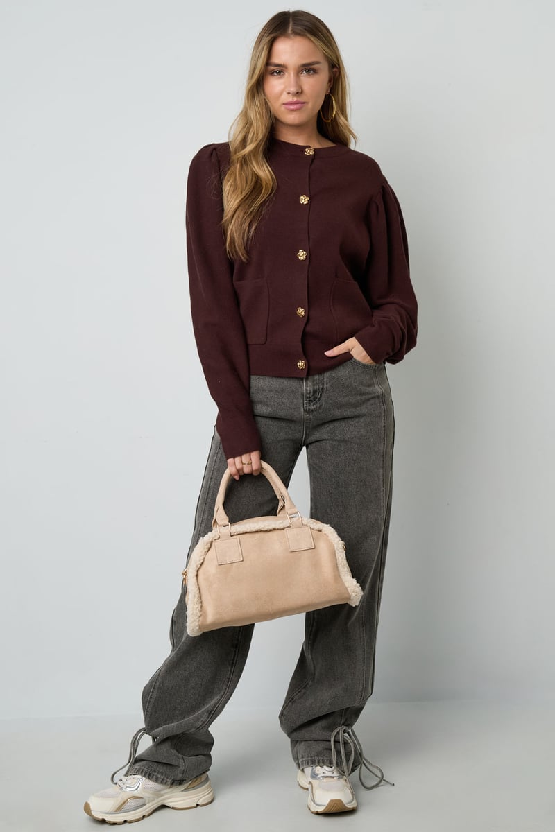 Shoulder bag with teddy details - SevanaMode