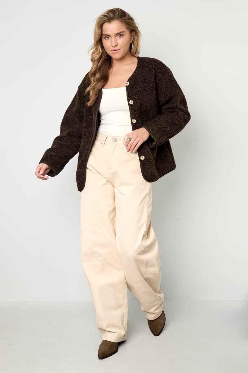 Teddy Jas Dames - Stijlvolle en Comfortabele Teddy Times Jas voor Dames