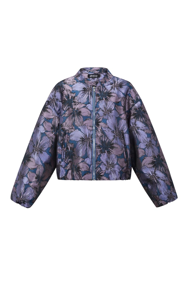 Jacquard Jacket Flower - SevanaMode