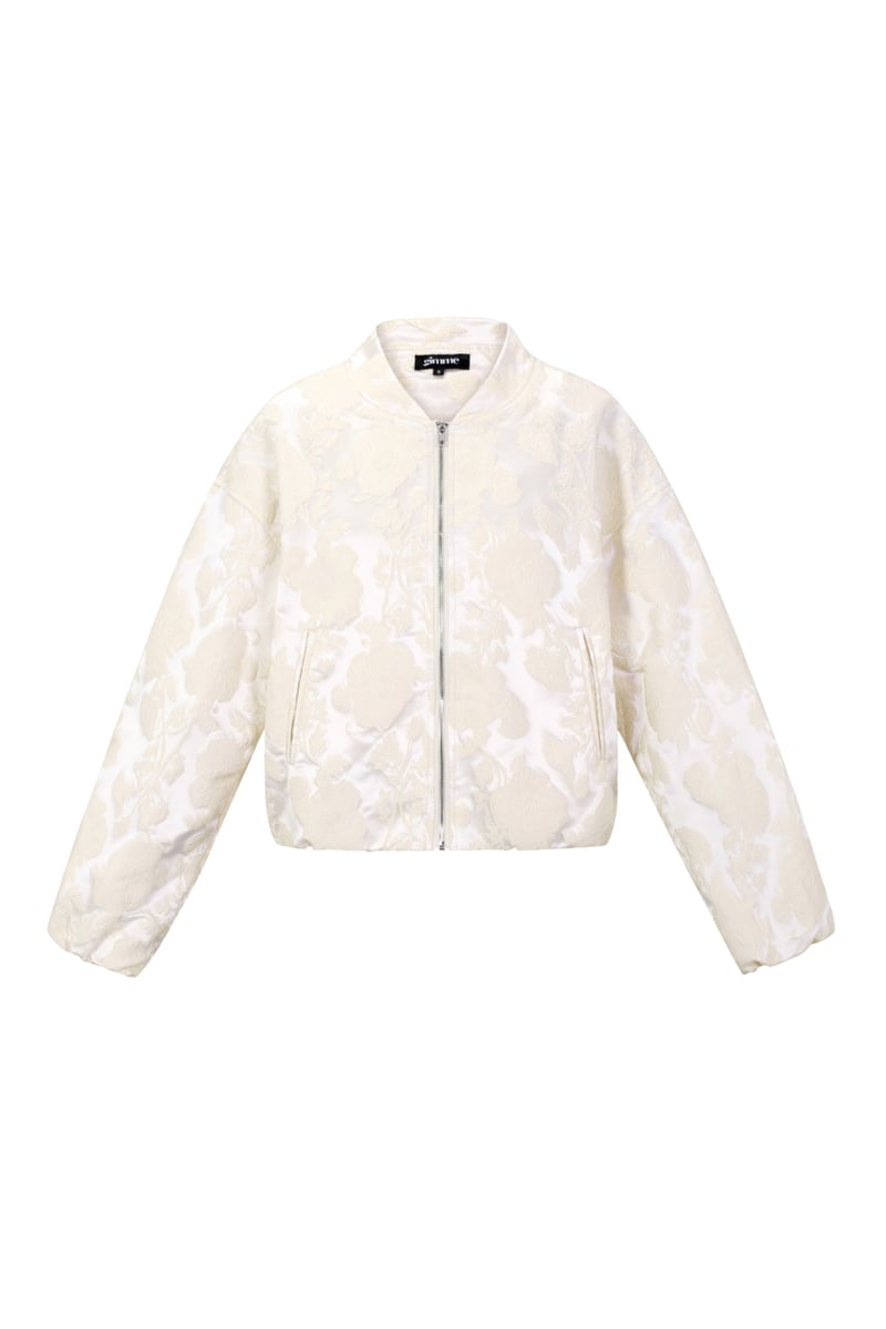 Jacquard Jacket Flower - SevanaMode