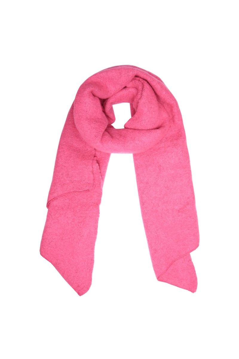 Soft winter scarf coral Polyester - SevanaMode