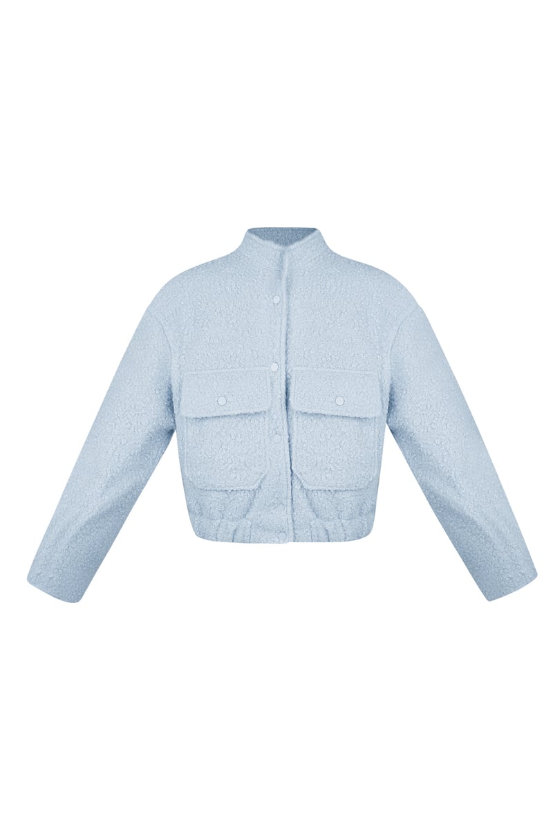 Boucle bomber jacket - SevanaMode