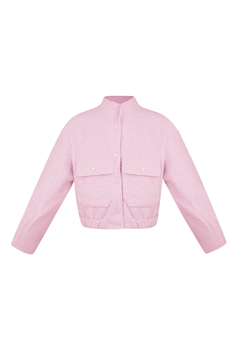 Boucle bomber jacket - SevanaMode