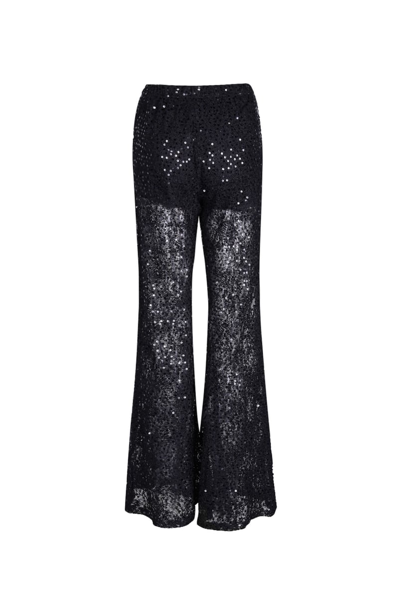 Lace pants with glitter - SevanaMode