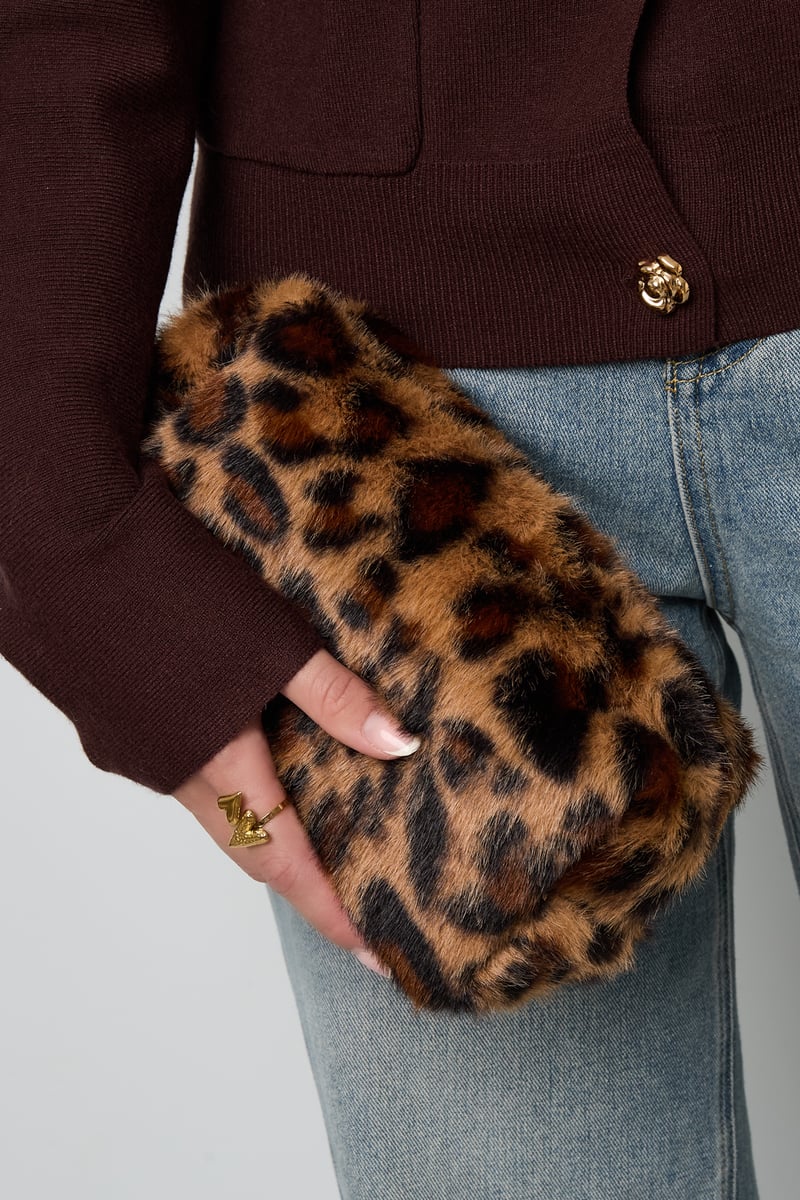 Soft leopard makeup bag - SevanaMode