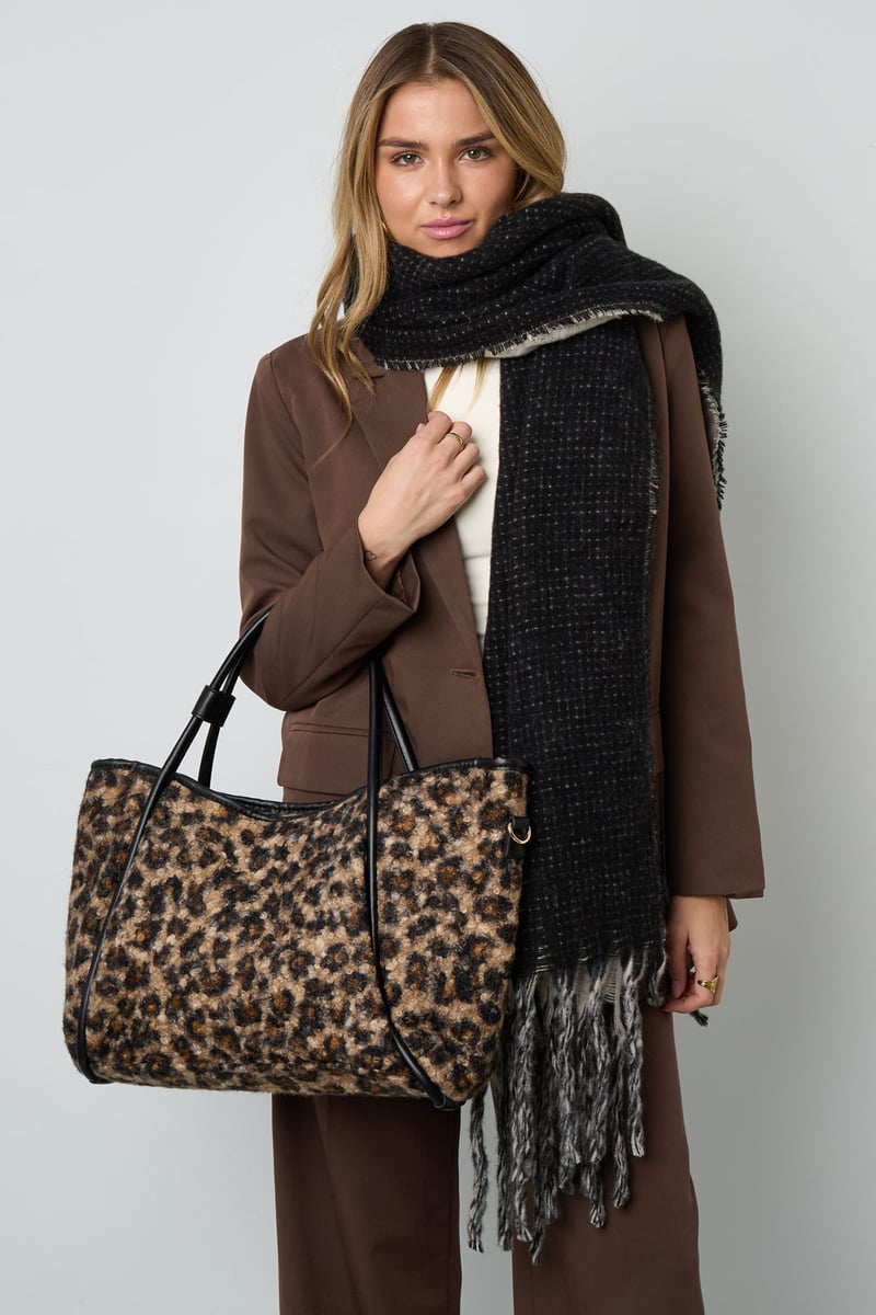 Tote Bags Leopard Print Casual Cotton Daily Accessories - SevanaMode