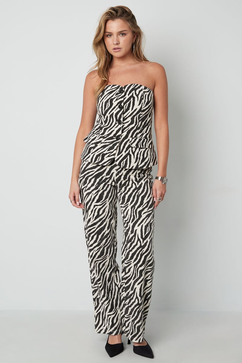The Zebra Strapless - SevanaMode