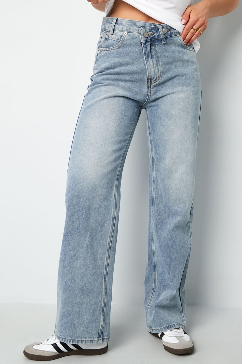 Denim jeans zip up - SevanaMode